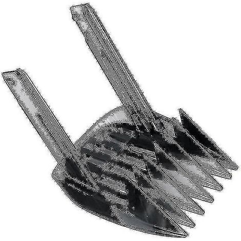 2er-Pack Haarschneidekämme, kompatibel mit Philips HC9450, HC9490, HC9452 und HC7460, verstellbar von 7–24 mm (1/5)