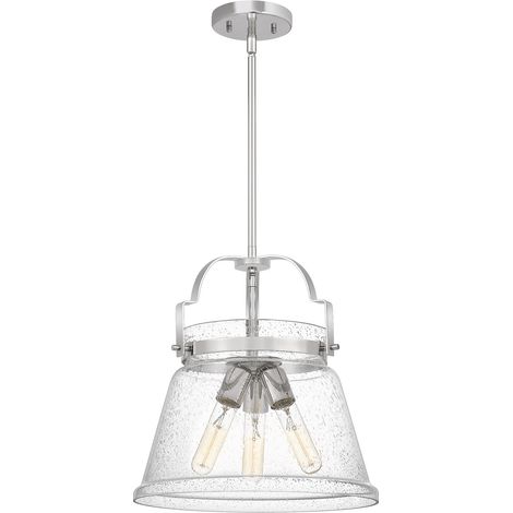 Elstead Quoizel Wimberley Dome Suspension Plafonnier Chrome Poli (1/5)