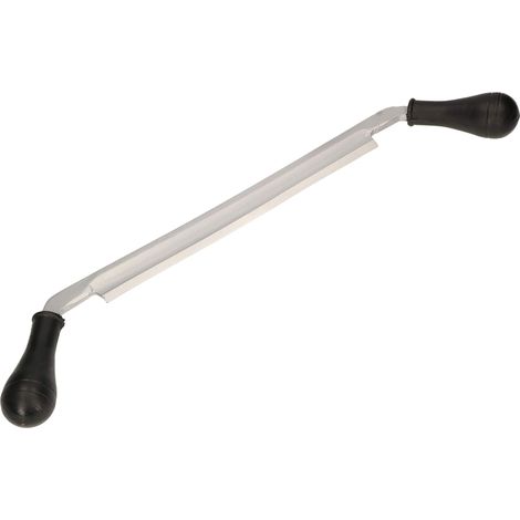 KOTARBAU® Ecorceur de Dois - Couteau de Tirage - Acier - 530 mm - Noir - Outil de Travail du Bois - Manche Ergonomique - Couteau à Tirage Droit - Résistant (1/5)