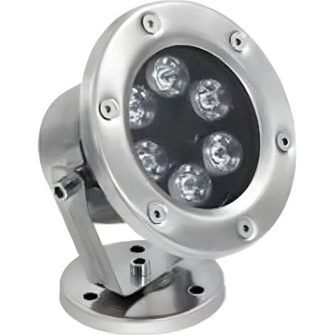 Spot Extérieur Orientable 6W IP68 DC24V - Blanc Neutre 4000K - 5500K - SILAMP (1/2)