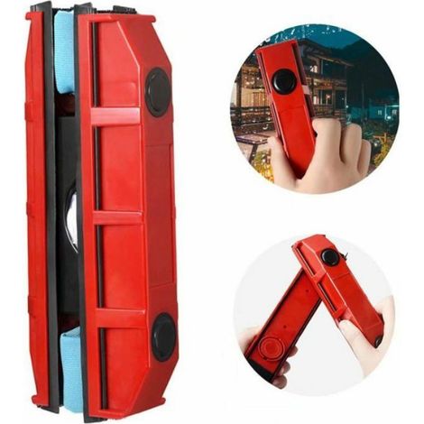 Raclette lave vitre magnétique pour vitrage de 2 à 8 mm Odipie (1/4)