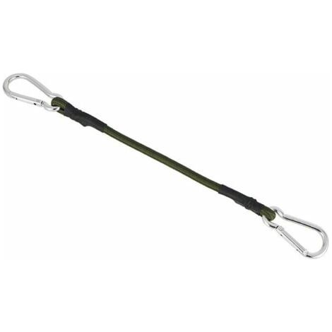 60cm Kit d'accessoires pour voile d'ombrage -tendeurs élastiques - Noir - Protection solaire - Fixation - Outils de montage,vert