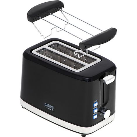 Camry CR 3218 Toaster Leistung 750 W Anzahl der Schlitze 2 Gehäusematerial Kunststoff Schwarz (1/5)