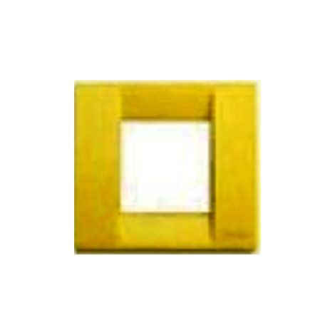 VIMAR - PLACCA IDEA 1-2 MODULI GIALLO