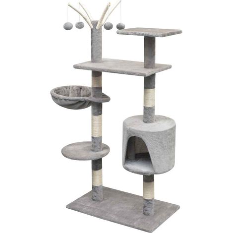Maison Exclusive - Rascador para gatos con poste rascador de sisa (1/4)