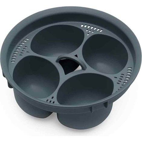 Accesorio de cocina, molde para 4 huevos, cocción al vapor uniforme, compatible con Thermomix TM6 TM5 (1/5)