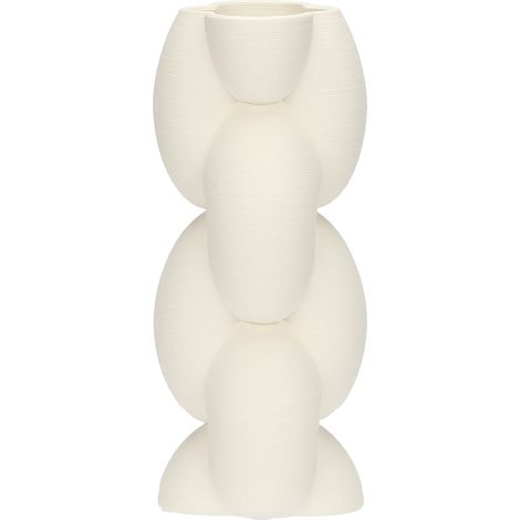 Vase en céramique Deco Chain M, 12 x 12 cm, Profondeur 29,5 cm, Collection Trama (1/3)