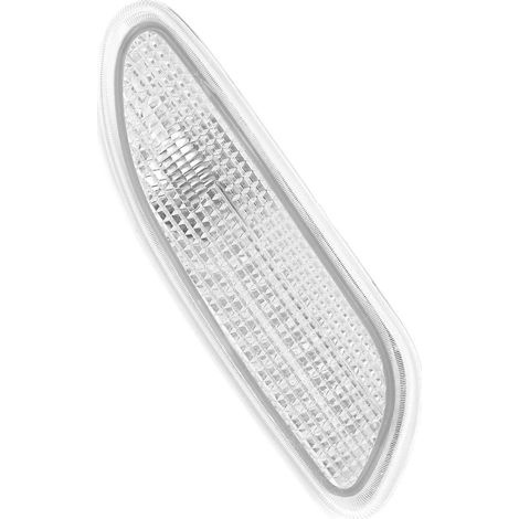 Feu de position latéral droit 2038200821 Protection de clignotant de pare-chocs pour Mercedes-Benz Classe E W203 (Blanc) (1/5)
