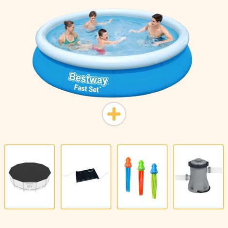 Bestway Bestway Fast Set Ronde - 366x76 cm - 5-pièces  S37 (1/5)