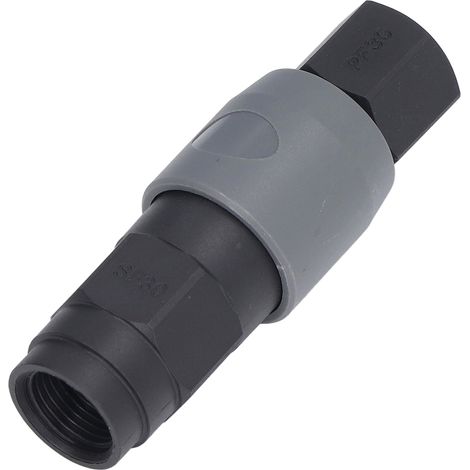 Raccord pneumatique rapide à verrouillage automatique type C plastique acier pour tuyau flexible SF30+PF30 filetage femelle 3/8 pouces (1/5)