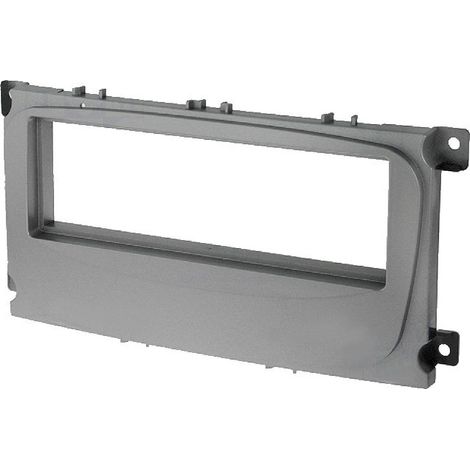 Facade autoradio 1DIN compatible avec Ford C-MAX 07-10 - Argent
