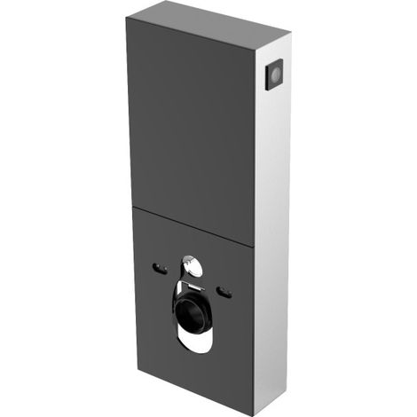 Primaster Vorwandelement Wand-WC inkl. Spülkasten 100 x 38 cm schwarz WC-Vorwandelement (1/3)