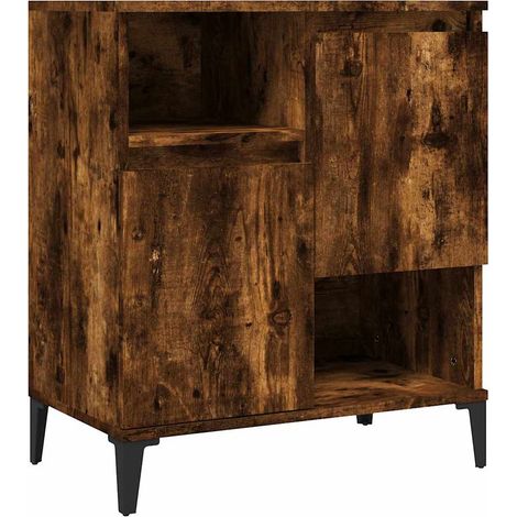 Maison Exclusive - Aparador madera contrachapada color roble ahum (1/5)