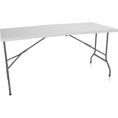 Präsentationstisch / Konferenztisch EASY UP MULTI II 152 x 70 cm klappbar Kunststoff weiß hjh OFFICE (1/5)