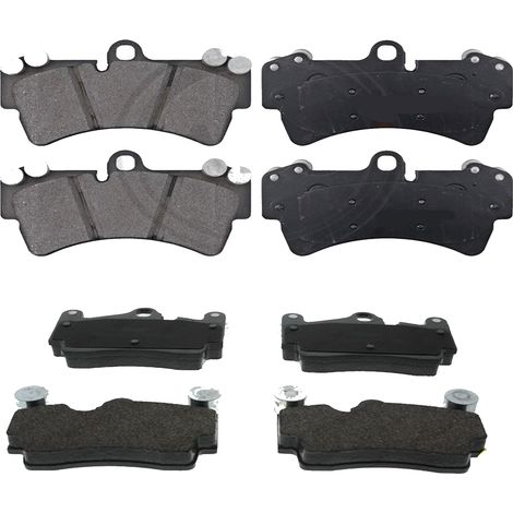 KIT PASTIGLIE FRENO ANTERIORI E POSTERIORI compatibile con AUDI Q7 (4LB) / PASTIGLIE FRENANTI AUTO OEM FDB1626,FDB1627 / SOSTITUZIONE DIRETTA / BASSA POLVERE / SILENZIOSO