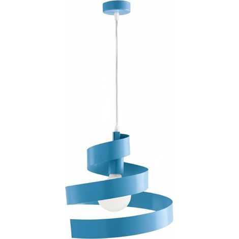 Sospensione Helix 1 Luce Blu e Bianco LuceArt Classic (1/5)
