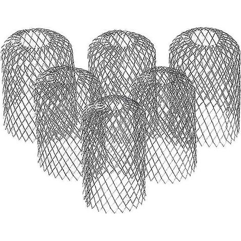 Set di 6 filtri espandibili in alluminio, 7,6 cm (3"), per pluviali, per prevenire ostruzioni. (1/5)