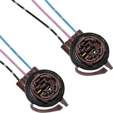 2er-Pack 3156/3157 vorverdrahtete Fassungen, Auto-LED-Lampenfassungsadapter, Pigtail-Buchsenstecker für Blinker, Brems-/Rücklichter (3157/2 Stück)
