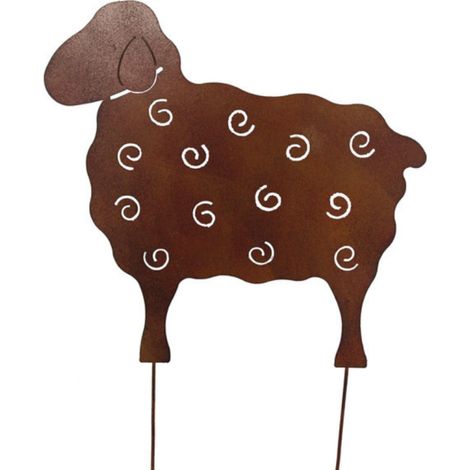 Mouton en métal - Déco jardin 53cm
