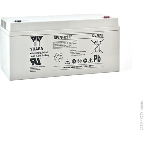 Yuasa - Batterie plomb AGM YUASA NPL78-12 IFR 12V 78Ah M8-F (1/5)