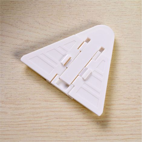 Baby sliding door safety lock, strong adhesive, easy to use, 8-pack (white)