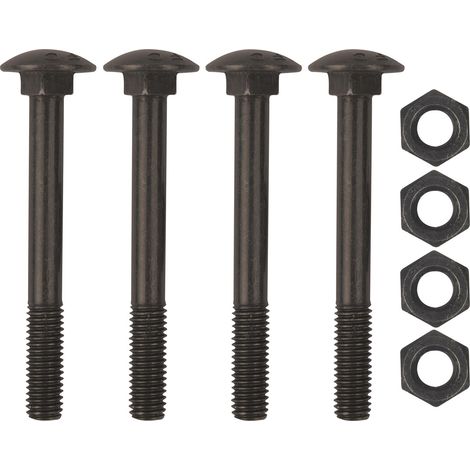 Schraubenset für Langband einseitig 600mm, Schwalbenschwanz, schwarz verzinkt (1/2)