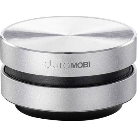 1 enceinte Bluetooth sans fil à conduction osseuse, mini portable, son stéréo puissant, micro intégré, couleur argent. (1/5)