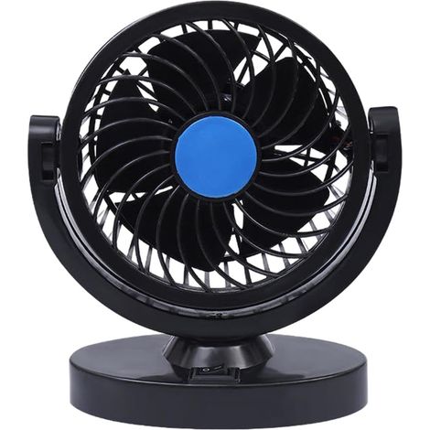 Ventilateur de Voiture Rotatif 360° Circulateur d'air Compact (1/5)