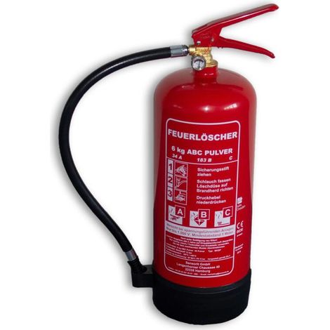 ABC Pulverfeuerlöscher 6kg Feuerlöscher