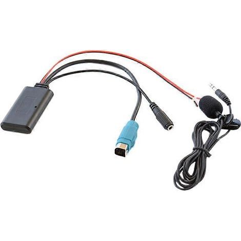Adaptateur microphone Bluetooth 5.0 avec entrée AUX 3,5 mm pour autoradio Alpine KCE-237B (remplacement haute vitesse) (1/5)