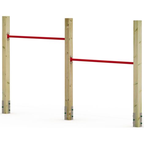 Turnreck Wickey FIT Tumble 308 mit Reckstange und Kletterleiter 125 cm Version