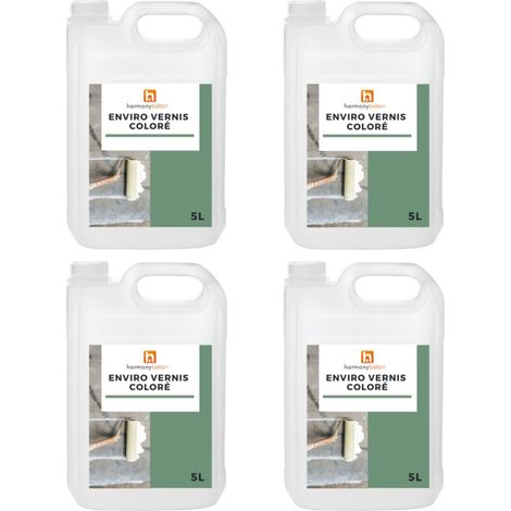 Vernis coloré pour béton - 4 x 5L Gris clair - Harmony Béton