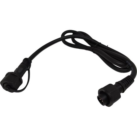 Rallonge câble 1 mètre avec connecteurs Mâle/Femelle étanches 12-230V pour spots encastrables Limão® (1/4)