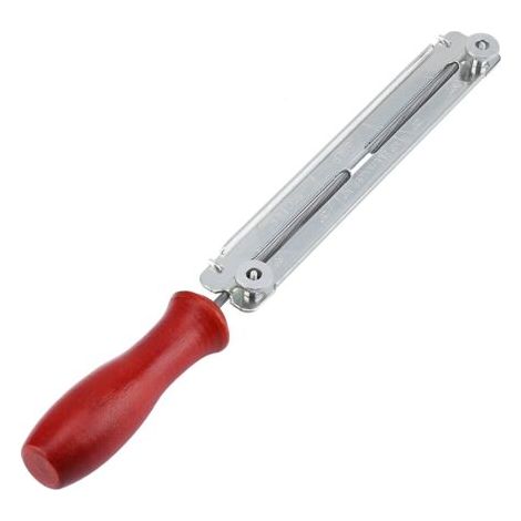 Outil de Affûtage pour Chaîne de Tronçonneuse avec Support en Bois 4,0/4,8/5,5 mm -
