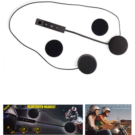 Intercom Microphone Casque Bluetooth Casque Moto Mp3 Bp08