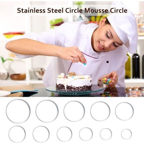 Emporte-Pièces Rond - - 12PCS - Acier Inoxydable - Antirouille - Compatible Lave-Vaisselle (1/4)