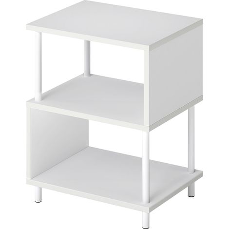 Levede Side Table 3 Tier Small Bedside Sofa End Table Storage Shelves Modern