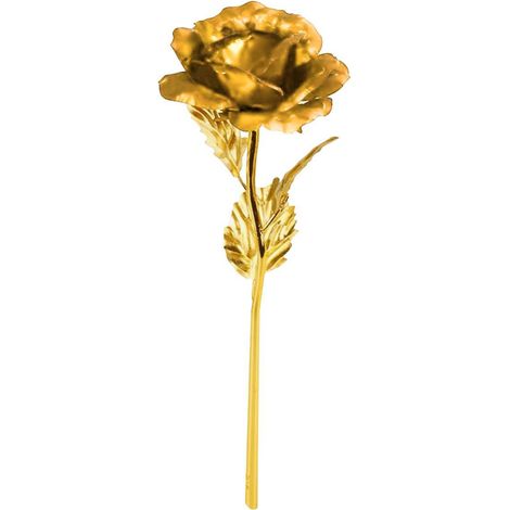 Eternity Rose - Oro con gambo d'oro