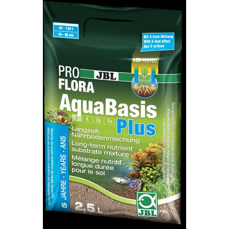 JBL AquaBasis plus Langzeit-Nährboden für Süßwasser-Aquarien 2,5 L Zubehör (1/2)