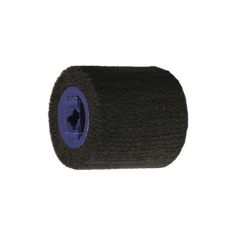 Rodillo satinador vellón 150 medio marrón Ø110xAn100mm 19mm TECWERK (1/2)