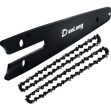 Führungsschiene + 2x Kette für Akku-Minisäge 6" 1/4" 6 Zoll