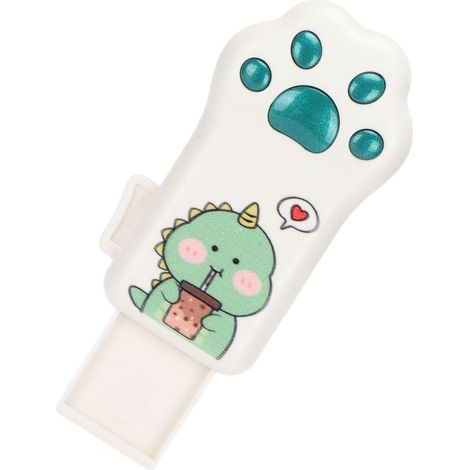USB 2.0-Stick in Katzenpfotenform mit grünem Dinosaurier-Muster, 64 GB, zur Datenspeicherung und -übertragung auf PC und Auto. (1/5)