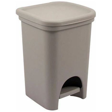 Bidone Pattumiera a pedale colors 6 litri tortora belli&forti