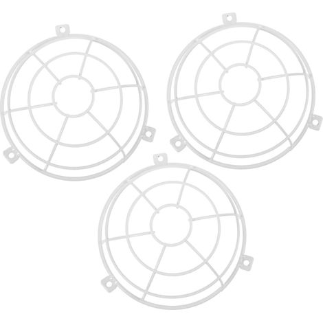 Couvercle de Protection Solide et Esthétique pour Acier Inoxydable Blanc Kit de 3 Pièces Tête de Gicleur Incendie pour Systèmes de Sécurité Incendie (1/5)