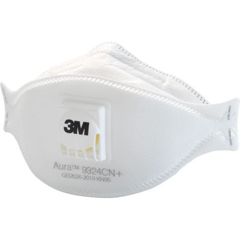 Protective mask, anti-smog, dust droplets, head-mounted, breathable with breathing valve (1/4)