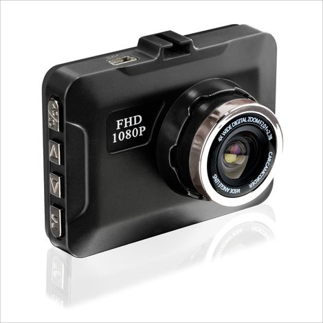 Q2 High-Definition Car DVR with Night Vision, Car Monitoring, In-Vehicle Recorder, Gift Set - Black (1/4)