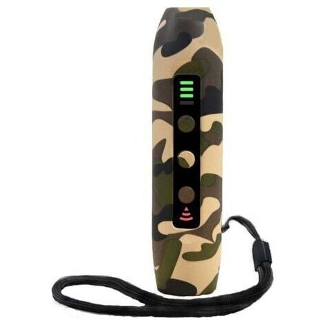 QORVA
-Répulsif à ultrasons pour chien rechargeable – 3 modes – Lampe de poche intelligente haute luminosité – Indicateur LED – 10 m de portée