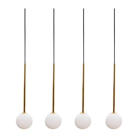 Zumaline ALI Plafonnier suspendu Bar, noir, or, 5x G9 (1/2)