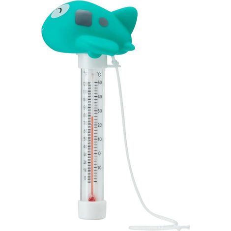 royaluxe -Thermomètre de piscine flottant, grand thermomètre d'eau de bassin facile à lire, thermomètre de piscine pour bébé de dessin animé pour piscines, eaux de baignade, spas, bains à remous, aqua (1/5)