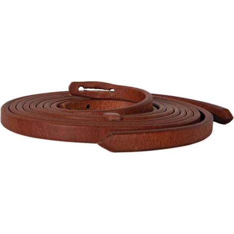 taglia unica, Marrone oliato: Redini americane Ranch Heavy Oiled Split Slot 5/8"